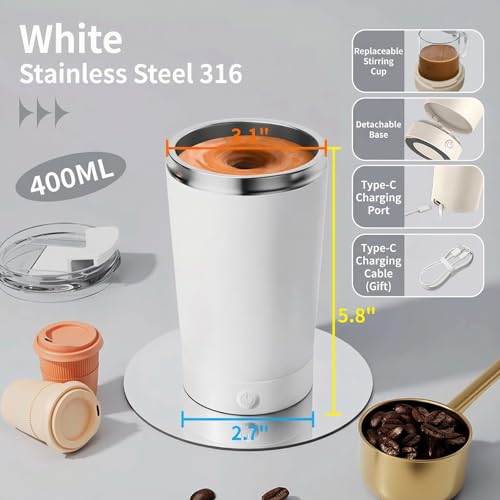 LUVETIAN Rechargeable Self Stirring Mug