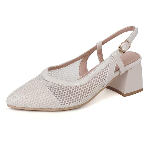 Sandales talons moyen block femme Asterisco 240059 chaussures d'été confort en taille 34 35 36 37 38 39 40