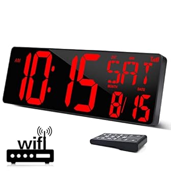 8 Large Display LED Wall Clocks product image