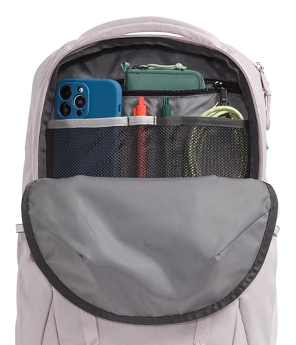 Image of THE NORTH FACE Women's Vault Everyday Laptop Backpack - PFAS Free, Moonstone Grey Dark Heather /Moonstone Grey, One Size