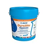 MAPEI Dursilite Gypsos Pittura Murale Professionale, Finitura Opaca, Resine Acriliche, Alta Copertura, Lavabile, Protezione contro Muffe, per Interni, 14 L