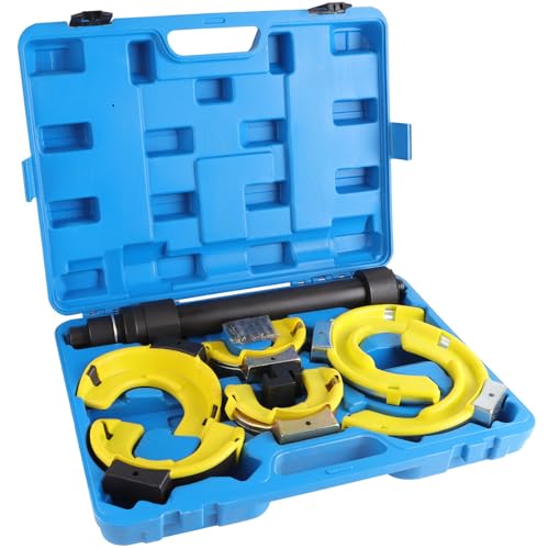 Image of Coil Spring Compressor Tool Heavy Duty Strut Spring Compressor Set, 9921lbs MacPherson Strut Compressor Tool Automotive with 3 Pairs Interchanging Yokes, Universal Car Spring Compressor