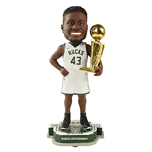 Milwaukee Bucks 2021 NBA Champions Thanasis Antetokounmpo Bobblehead