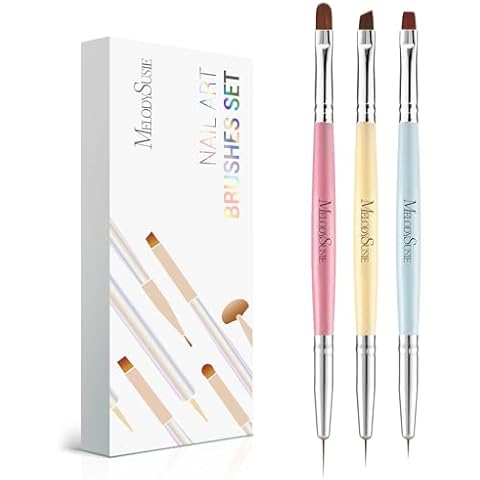 MelodySusie 2-in-1 Nail Art Brush Set Cover