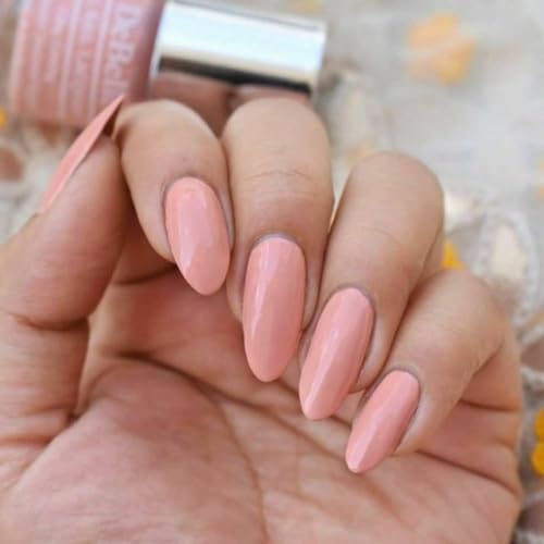 Image of Debelle Gel Nail Polish Choco Latte (Dark Peach Nail Paint)|Non Uv - Glossy Finish |Chip Resistant | Seaweed Enriched Formula| Long Lasting|Cruelty And Toxic Free| 8Ml