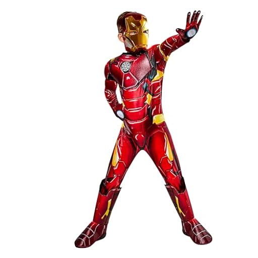 Rubies Disfraz Iron Man Premium para niños y niñas, Jumpsuit con armadura 3D y reactor, cubrebotas, máscara y guantes, Oficial Marvel para Carnaval, Halloween, Cumpleaños, Navidad | Ya disponible en tu tienda friki favorita! En mundofriki.es!