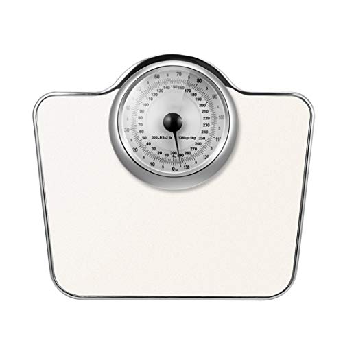 Body Weight Bathroom Scale - Manual Mechanical Analog Weighing Scale,Professional Extra-Large Dial Precision Scale,Capacity 136Kg,for Home Office