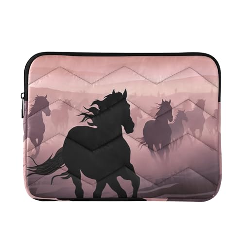 Funda para Laptop 13-14 Pulgadas Diseño Caballo Impermeable