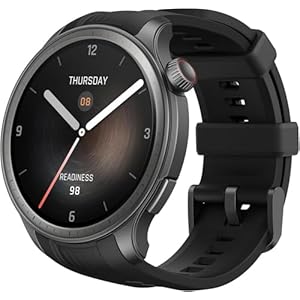 Amazfit Balance 46mm Montre Intelligente, Paiement Sans Contact NFC, Coach de Fitness AI, Autonomie de 14 Jours, Surveillance du Sommeil et de la Santé, GPS, 150 Modes Sportifs pour Android et iPhone