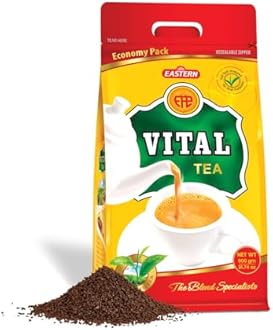 Vital Classic Loose Leaf Tea - Black Tea Beverages, Black Chai Tea, Naturally Anti Oxidized Black Loose Tea Leaf Blend-900gm- Easy To Use Zipper Pouch