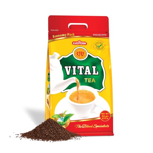 Vital Classic Loose Leaf Tea - Black Tea Beverages, Black Chai Tea, Naturally Anti Oxidized Black Loose Tea Leaf Blend-900gm- Easy To Use Zipper Pouch