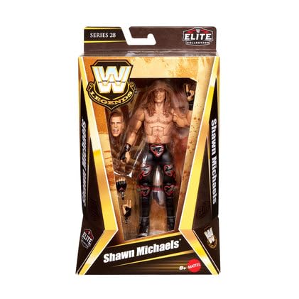 WWE Elite Legends Shawn Michaels Action Figure & Accessories, Series 28 6-Inch Collectible Set
