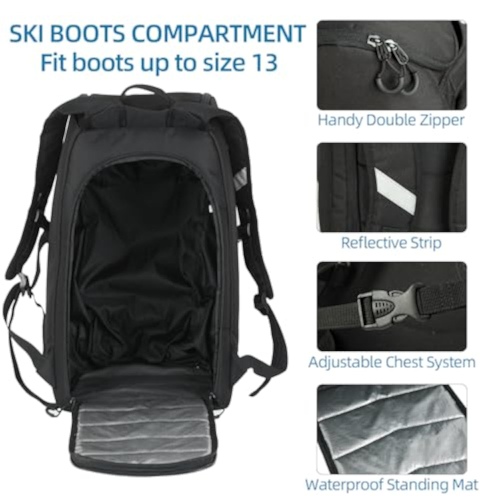 Ski-Boot-Bag for Outdoor Sports & Travel