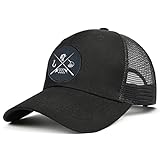 Simocked Fish American Flag Trucker Hat Fishing Hat - Fishing Gifts for Men - Snapback Baseball Cap
