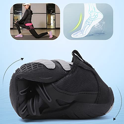Higropcore Water Shoes Men's Women's Quick-Dry Barefoot Aqua Socks With Wide Toe Box Slip-On Beach Shoes For Swiming Walking Hiking #TOP3