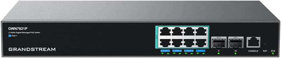 GWN7821P Layer3 Multi-Gigabit Network Switch