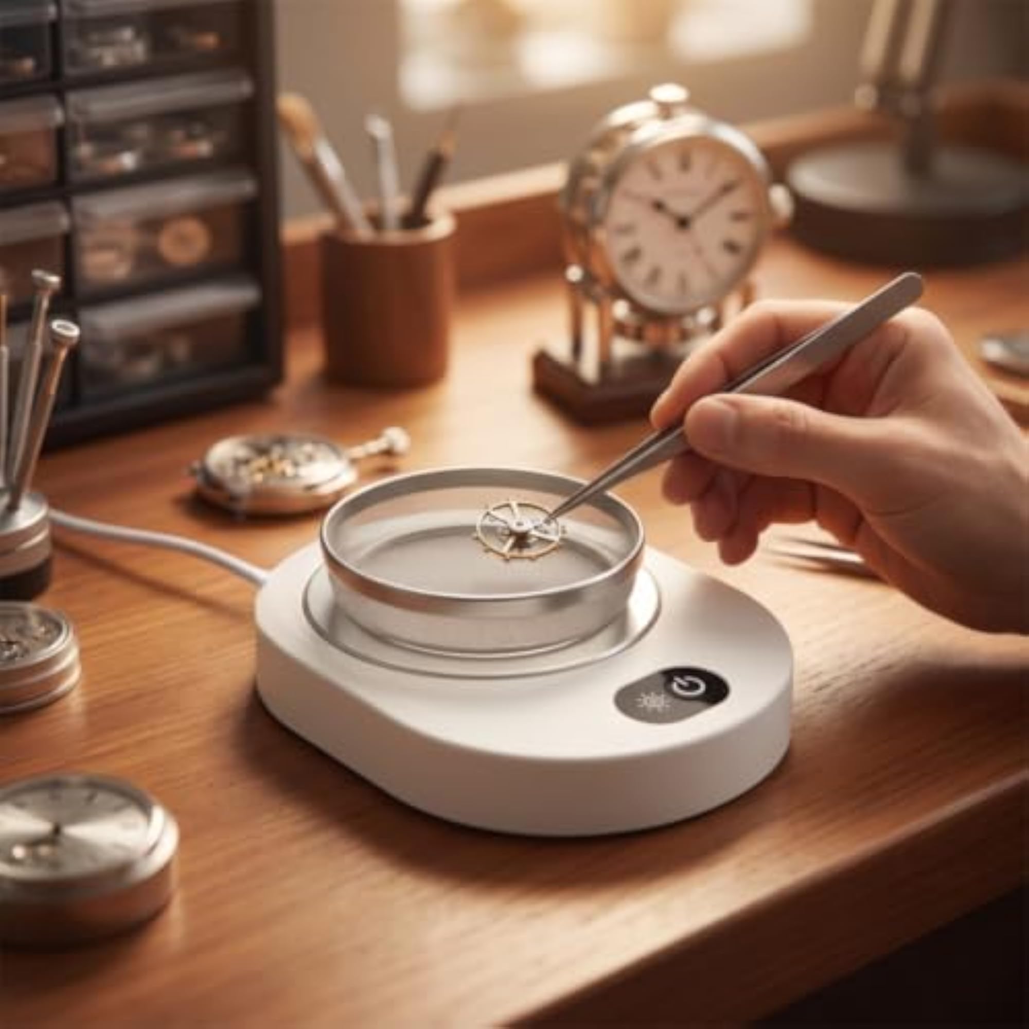 Compact Watch Parts Dryer for Watchmakers