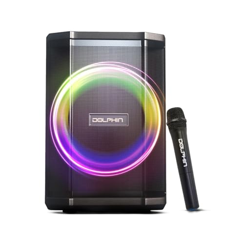 Dolphin TILT 880: Portable Bluetooth Speaker – Loud, Crisp Sound with Tiltable Design for Enhanced...