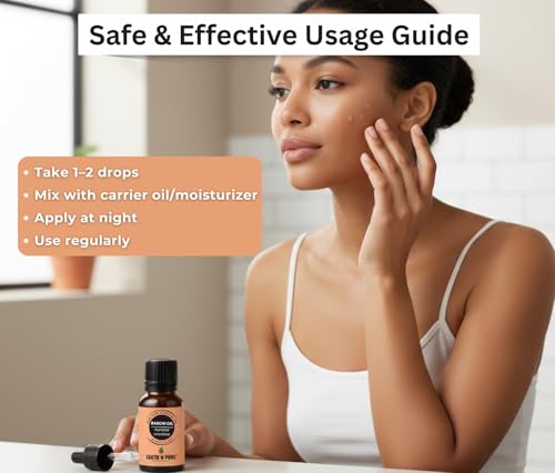 Image of Earth N Pure Babchi Oil (Bakuchiol Oil) - Natural Retinol Alternative for Skin Care, Face Glow & Even Skin Tone - 100% Pure Babchi Essential Oil for Face & Hair - 10ml