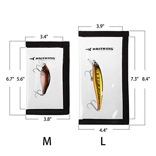Kastking Fishing Lure Wraps,Four Pack,Large,7.48X 3.89 Inches #TOP1
