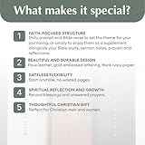 Christian Journal Co 365 Days Of Faith Notebook - Black Hardback | Faith, Bible Study & Self-Reflection Diary | Daily Spiritual Companion for Prayer, Bible Study & journaling | Beautiful Gift Box - Image 7