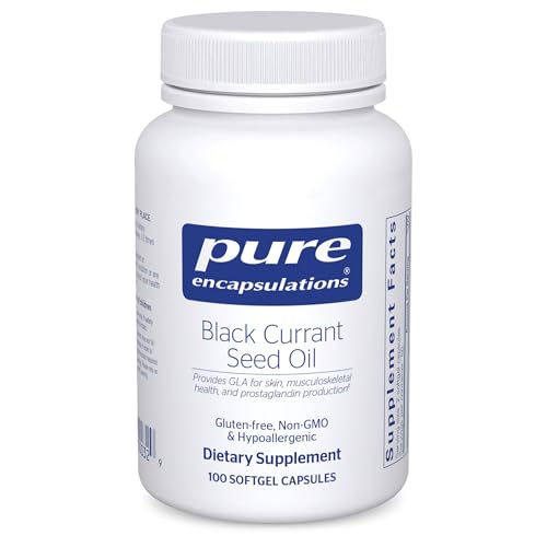 Pure Encapsulations Black Currant Seed Oil | Hypoallergenic Dietary Supplement | 100 Softgel