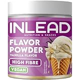 INLEAD - Flavor Powder | Kalorienarmes Geschmackspulver zum Süßen | Perfekt zum Backen | Kalorienarm & Zuckerfrei - 90g (Vanilla - Vanille)