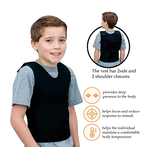 TOPARCHERY Sensory Compression Vest Deep Pressure Vest Soft Breathable Form-Fitting - Image 4