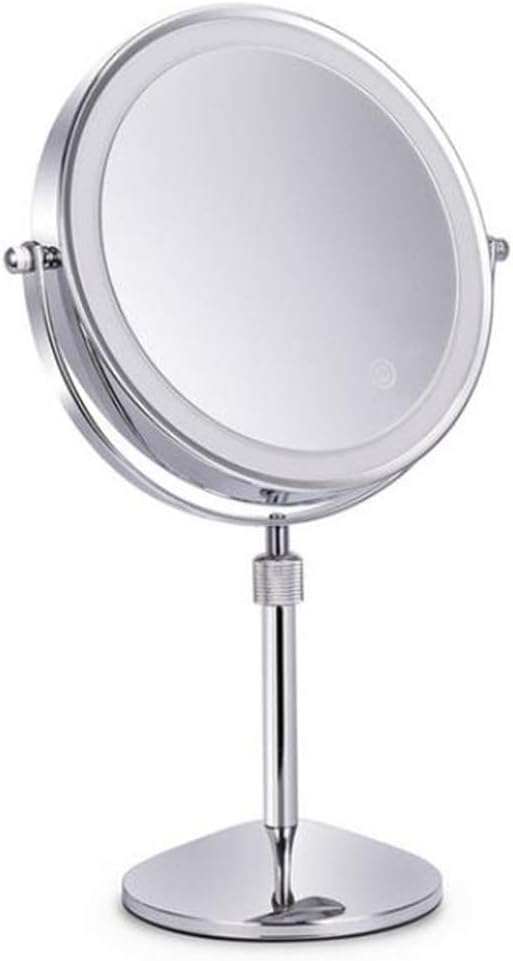 Miroir de table LED réglable blanc parfait sur la coiffeuse de chambre