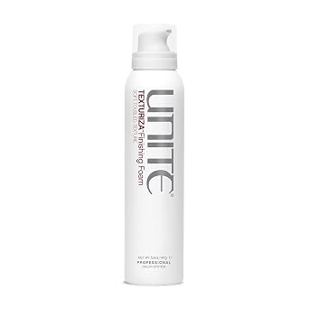 UNITE Hair TEXTURIZA Finishing Foam, 5.2 oz | Lightweight Hair Mousse for Volume & Texture | Volumizing Styling Foam Adds Body, Flexible Hold & Natural Movement