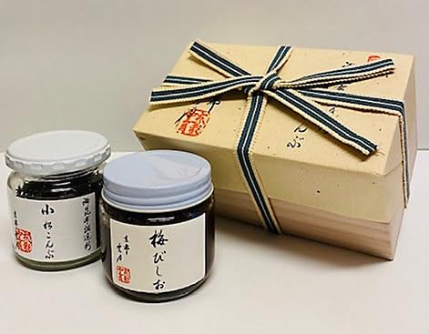 雲月 うんげつ 懐石料理 小松こんぶ・梅びしお桐箱入(2瓶)京料理