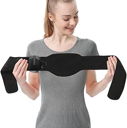 Aroma Season Electric Menstrual Heating Pad for Period Pain Relief Cramps Belly Lumbar with Auto Shut Off Rechargeable Cordless