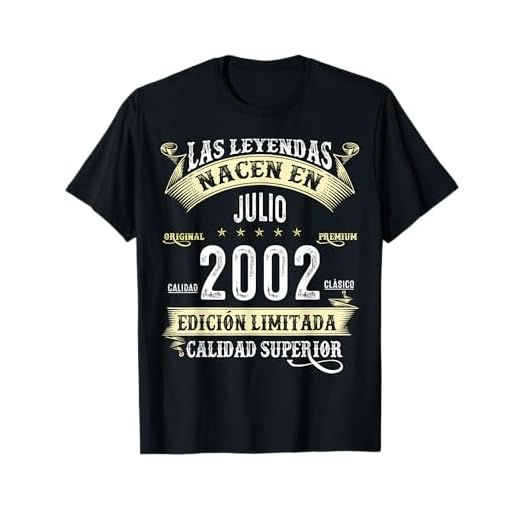 22 Años Cumpleaños Las Leyendas Nacen En Julio de 2002 Camiseta