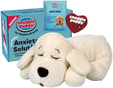 Snuggle Puppy Heartbeat Toy, Calming Comfort, Medium Breeds - Cre...