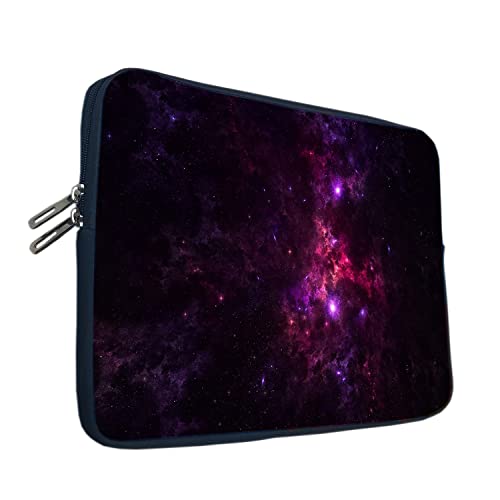 Image of TheSkinMantra Chain Laptop Sleeve Bag Compatible with Laptop /Macbooks /Chrombook /Notebook /Zbook (11.6 Inch [Chain], Pink Galaxy)