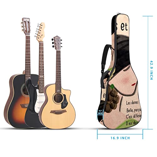 Cherry and Orange Housse de protection rembourrée pour guitare acoustique classique, Multicolore 10., 42.9×16.9×4.7 in… - Les Beatles, Paul McCartney, John Lennon, RIngo Starr, George Harrison Cherry and Orange Housse de protection rembourrée pour guitare acoustique classique, Multicolore 10., 42.9x16.9x4.7 in… – Image 6