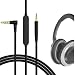 Geekria Audio Cable for Bose QuietComfort QC35 QC25, SoundTrue, around-ear II Headphones Replacement Cable / Audio Cord With Inline Mic and Volume Control, Works With Apple, IOS, Android (Black)
