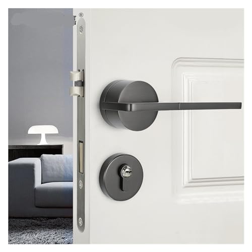 Serrure de porte intérieure design noir pour un intérieur cosy - 4