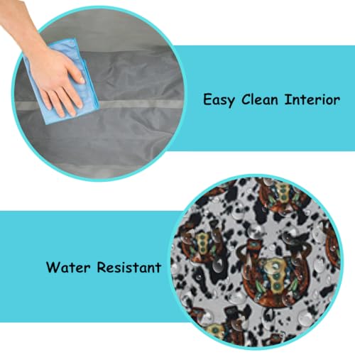 Image of NGIL Medium Top Zipper Closure Canvas Tote Bag with Attached Matching Coin Purse For Moms and Nurses