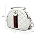 Beatfull Designer Bee Crossbody Bags for Women Stylish Round Quilted Shoulder Purse Small Leather Top Handle Cross Body Handbag