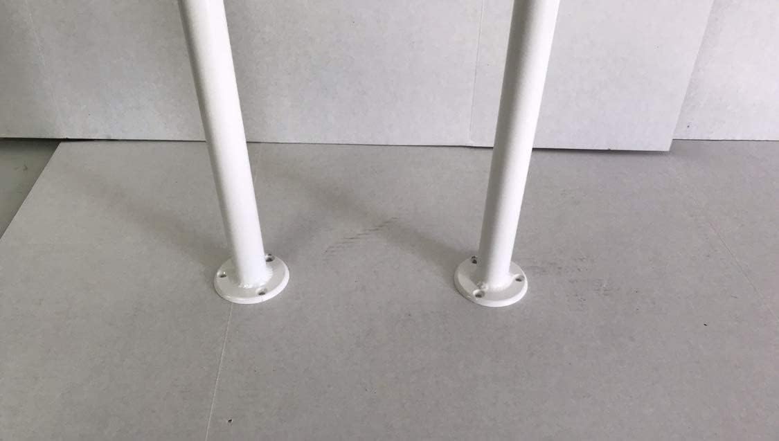 Aluminum Boat Grab bar - Boat, Hot Tub, Pool handrail - Swimming Safety Rail - 35" H x 13" W Powder Coated White
