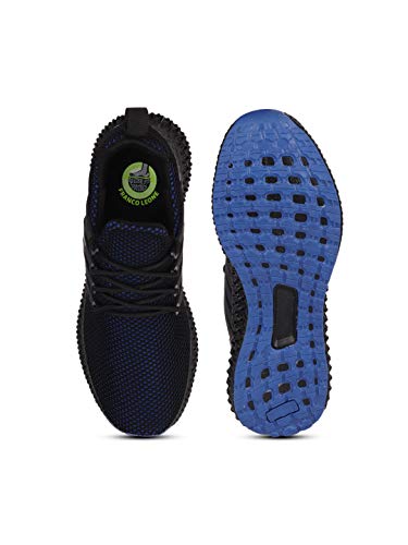 Image of Franco Leone Men Mesh Black Grey Sport Shoes