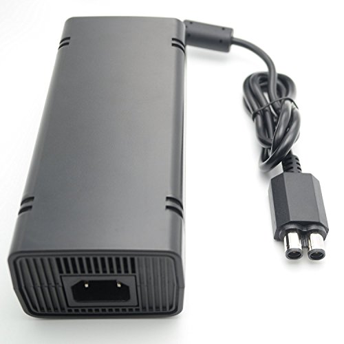 Fonte Xbox Para 360 Slim Bivolt 110v/220v Mais Cabo De Força