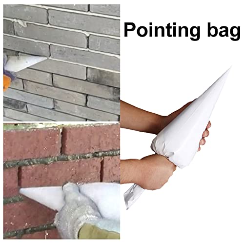 Mörtelbeutel, Fugenfüller-Beutel, Profi Fugenbeutel, Fugenfüller Beutel, Strapazierfähiger, Reißfester Zement Siegelbeutel, 5 Stück