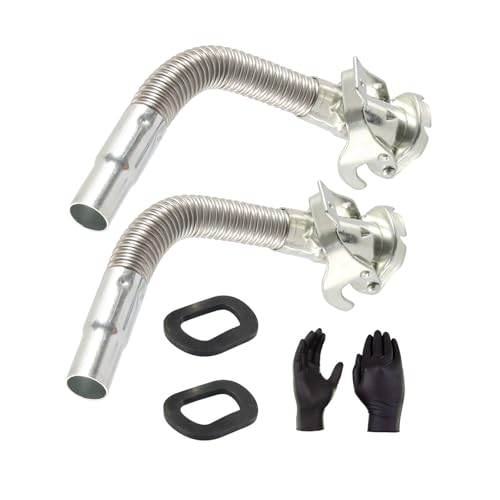 Bec jerrican en acier inoxydable flexible pour transfert d'huile