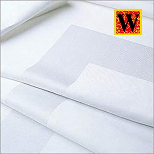 Westlane Linen Cloth Napkins Set of 6, White, 56 x 56 cm (Set of 6) - Image 3