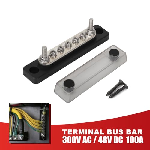 Bloc de distribution de courant 48V barre de collecte 100A - 5