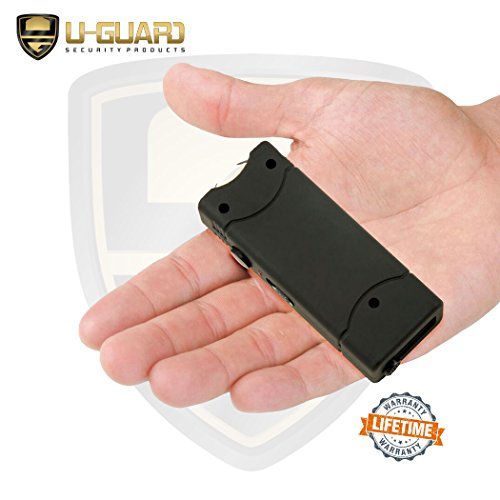 Pepper Spray Keychain Small Stun Gun Self Defense Kit (1) Rechargeable Mini Stun Gun Flashlight (1) Police Pepper Spray 1/2Oz Tear Gas. Best Stun Gun For Women Or Men. Color (Black) #TOP4