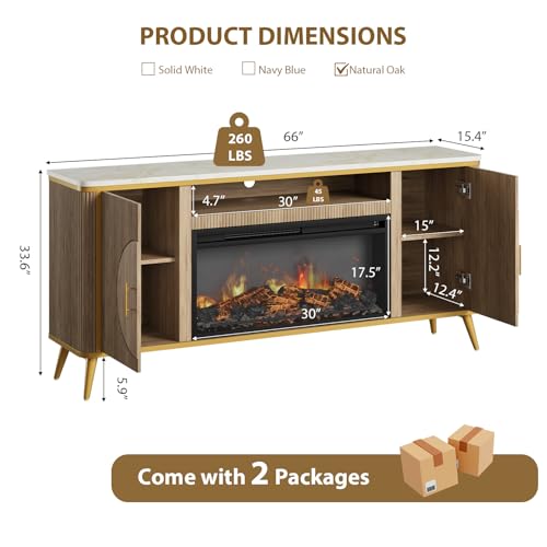Luxury Modern TV Entertainment Wall