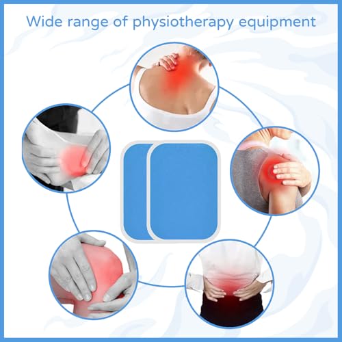 25 Stück 4*6CM EMS Gel Pad,Gel Pads Kompatibel,Tens Pads,EMS Pads,Ersatz Gelpad Kompatibel mit Beurer Em 59 Heat Geräten,Beurer em 59 heat gel-pads nachkaufset für Bauchmuskeltrainer Elektrisch